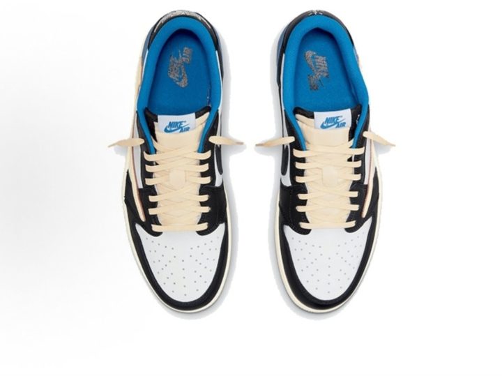 Jordan &times; Travis Scott &times; Fragment AJ1 Low 三方联名球鞋 &middot; 4