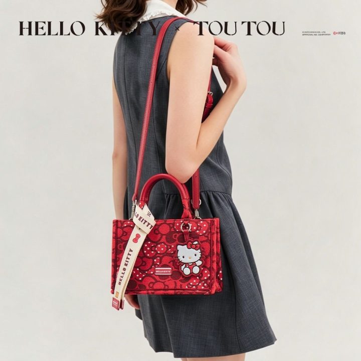 TOUTOU&times;Hello Kitty 小福叠红色托特包 &middot; 2