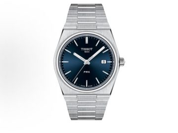 TISSOT 天梭 PRX 40mm 蓝盘石英腕表
