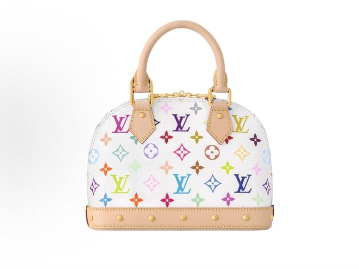 Louis Vuitton&times;村上隆 Alma BB 白色彩色老花手袋 &middot; 3