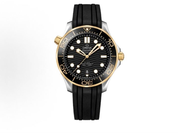 OMEGA 欧米茄 Seamaster Diver 300M 42mm 黑盘间金橡胶带腕表 &middot; 1