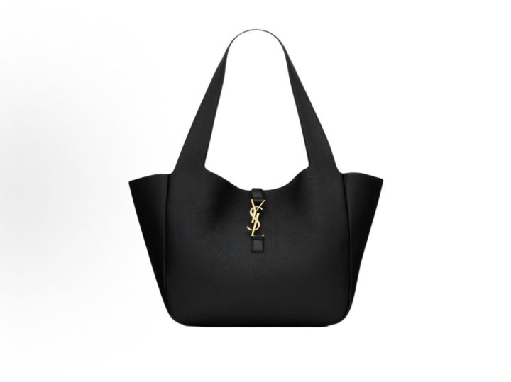 Saint Laurent Bea 黑色鹿皮大号托特包 &middot; 1