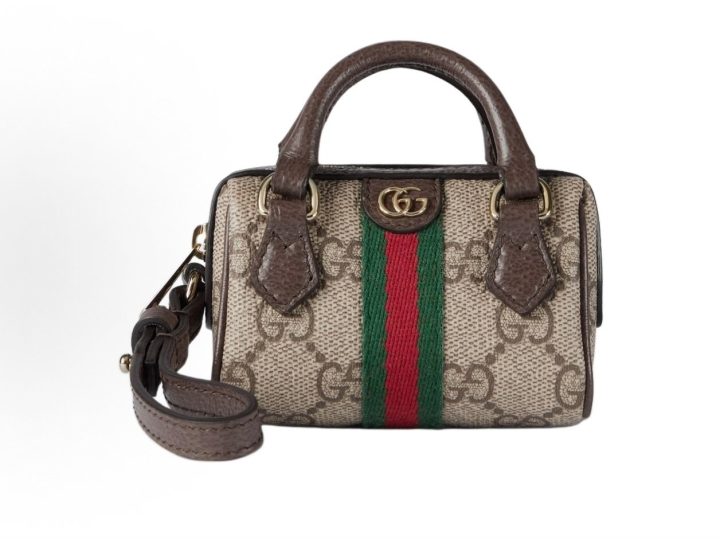 GUCCI Ophidia GG Supreme 迷你零钱包挂件 &middot; 1