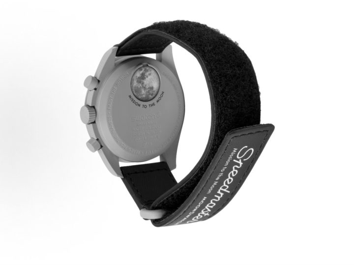 Swatch&times;OMEGA MoonSwatch 黑色42mm石英计时表 &middot; 4