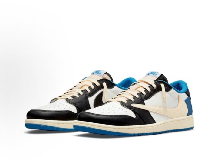 Jordan &times; Travis Scott &times; Fragment AJ1 Low 三方联名球鞋 &middot; 3