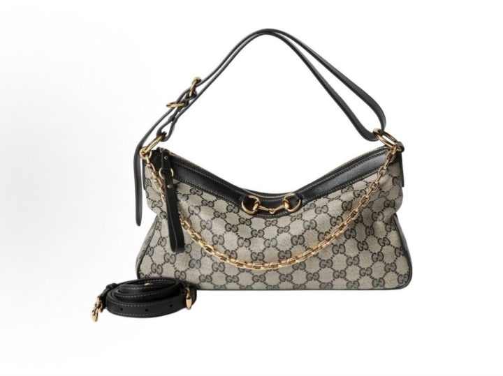 GUCCI Starlet 中号GG帆布马衔扣肩包 &middot; 2