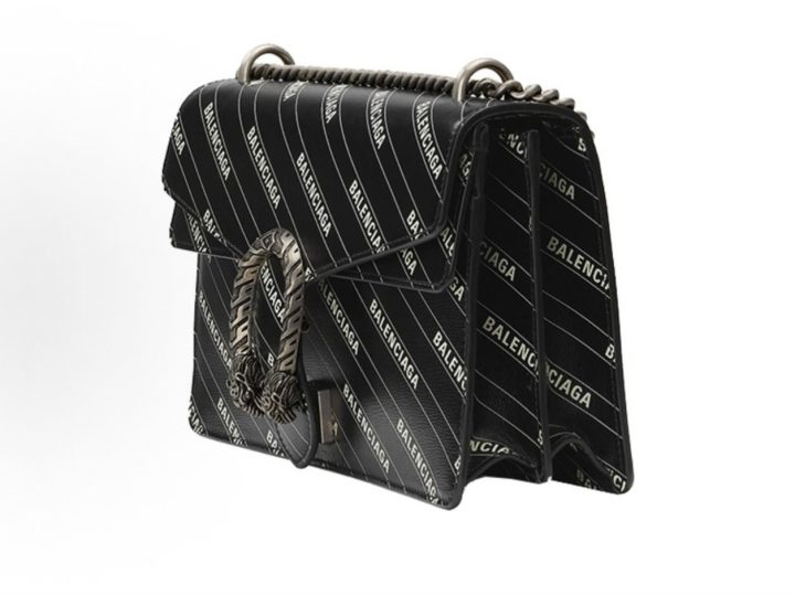 GUCCI &times; BALENCIAGA The Hacker Project Dionysus 黑色链条包 &middot; 2