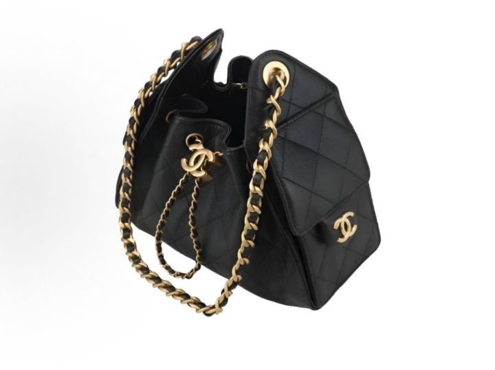 CHANEL 25 Mini 黑色牛皮链条手袋 &middot; 2