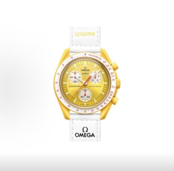 Swatch &times; OMEGA MoonSwatch 黄色42mm石英腕表 &middot; 1