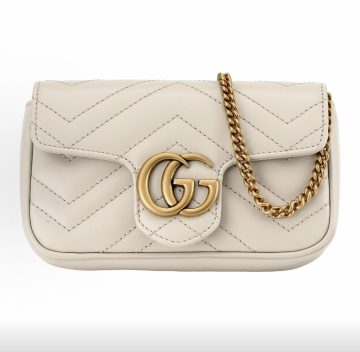 GUCCI古驰 · GG Marmont · 浅灰色