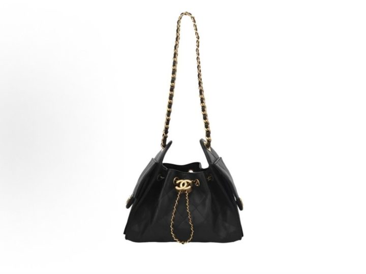 CHANEL 25 Mini 黑色牛皮链条手袋 &middot; 4