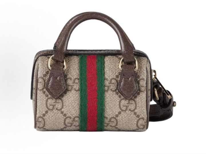 GUCCI Ophidia GG Supreme 迷你零钱包挂件 &middot; 3