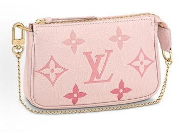 Louis Vuitton Mini Pochette Accessoires By The Pool 粉色链条手拿包