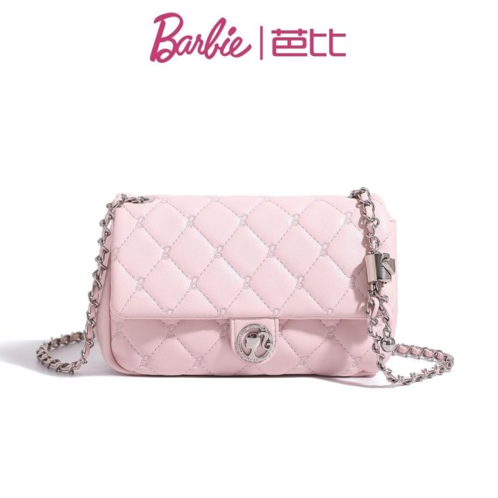 Barbie 芭比白色菱格链条包 &middot; 3