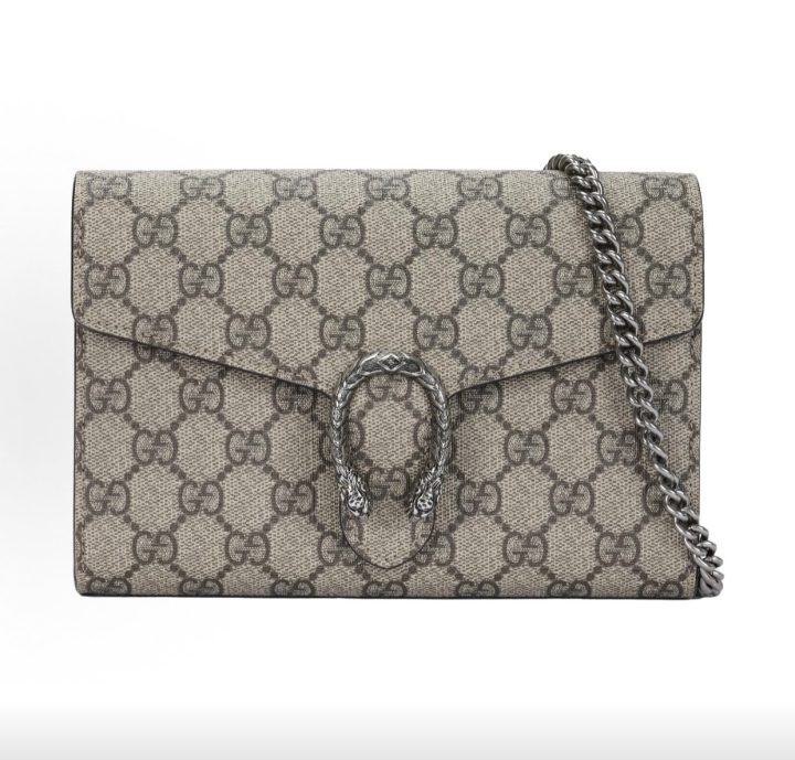 GUCCI Dionysus GG Supreme 虎头扣链条钱包 &middot; 1