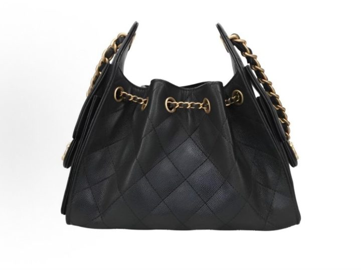 CHANEL 25 Mini 黑色牛皮链条手袋 &middot; 3