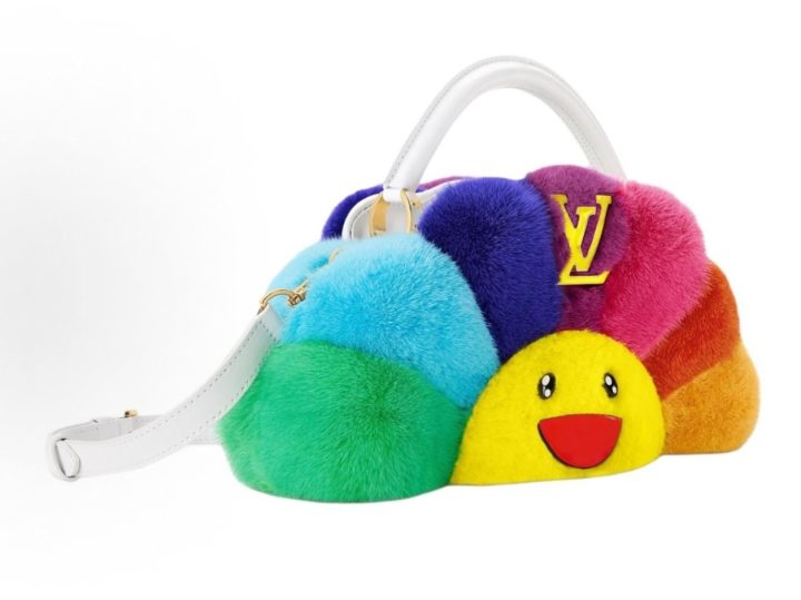 Louis Vuitton Capucines 彩色毛皮手袋 &middot; 2