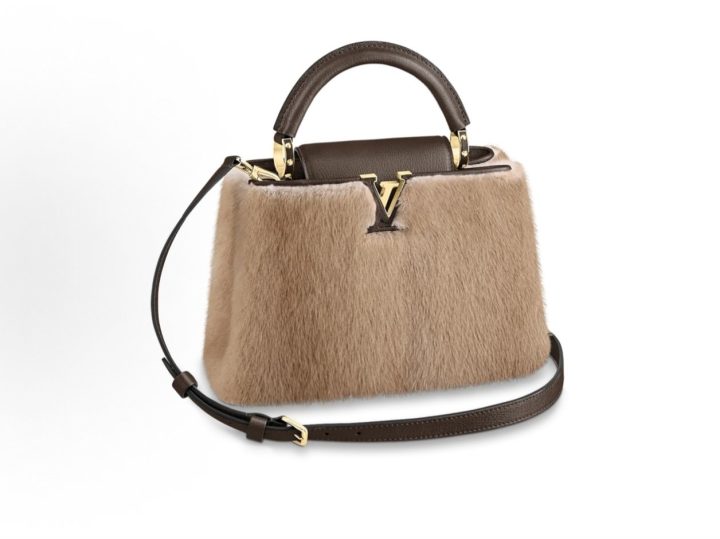Louis Vuitton Capucines BB 毛皮拼接手袋 &middot; 1