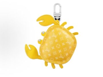 Louis Vuitton LV Crab 黄色螃蟹造型挂饰零钱包