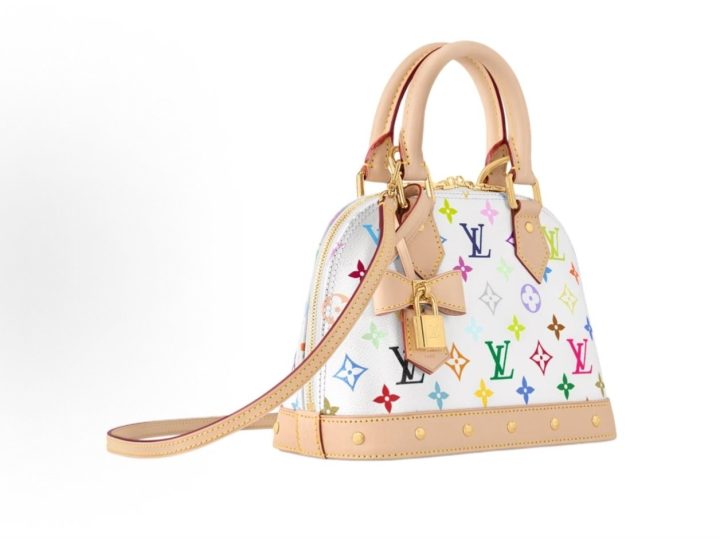 Louis Vuitton&times;村上隆 Alma BB 白色彩色老花手袋 &middot; 2
