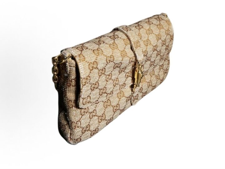 GUCCI Aperitivo 中号水晶GG帆布链条肩包 &middot; 3