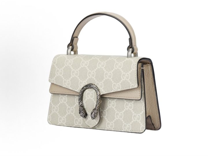 GUCCI Dionysus 米色 GG Supreme 迷你手提链条包 &middot; 2