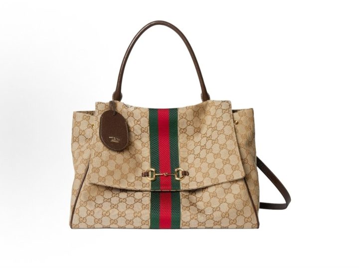 GUCCI Paparazzo 大号GG帆布手提包 &middot; 1