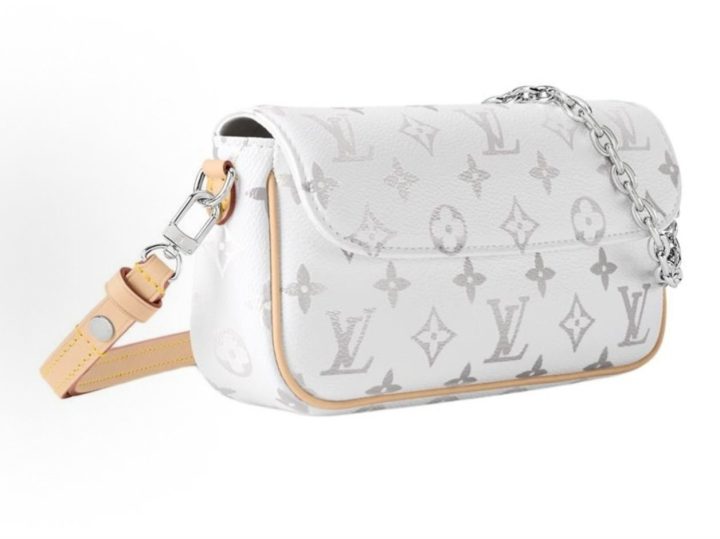 Louis Vuitton Wallet On Chain Ivy 白色老花链条包 &middot; 2