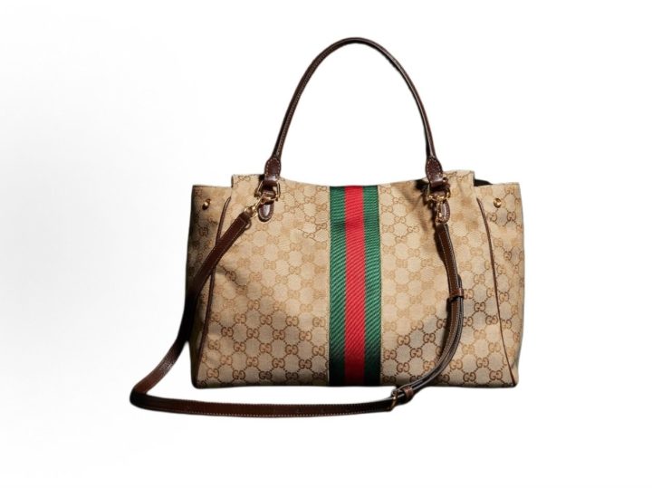 GUCCI Paparazzo 大号GG帆布手提包 &middot; 5