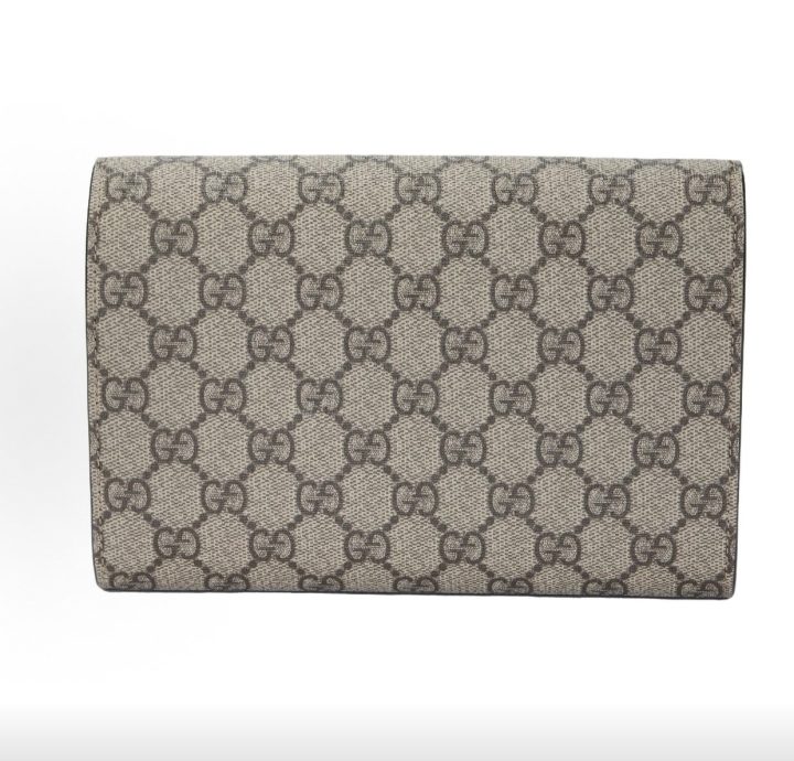 GUCCI Dionysus GG Supreme 虎头扣链条钱包 &middot; 3