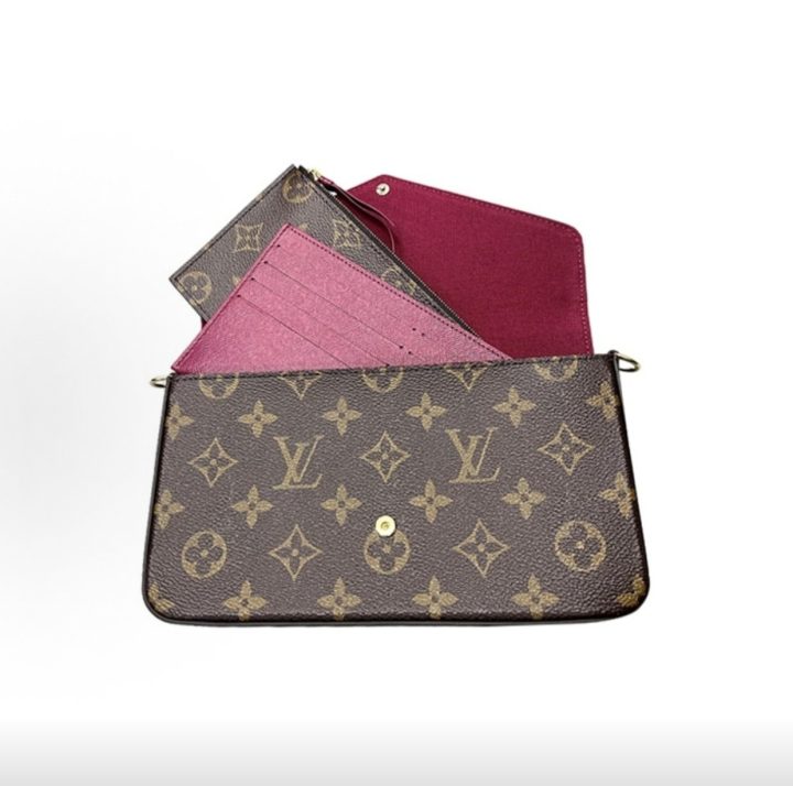 Louis Vuitton Pochette F&eacute;licie 老花链条包 &middot; 4