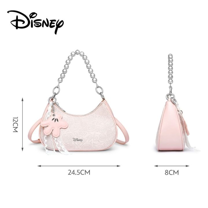 Disney 迪士尼粉色新月腋下包 &middot; 4
