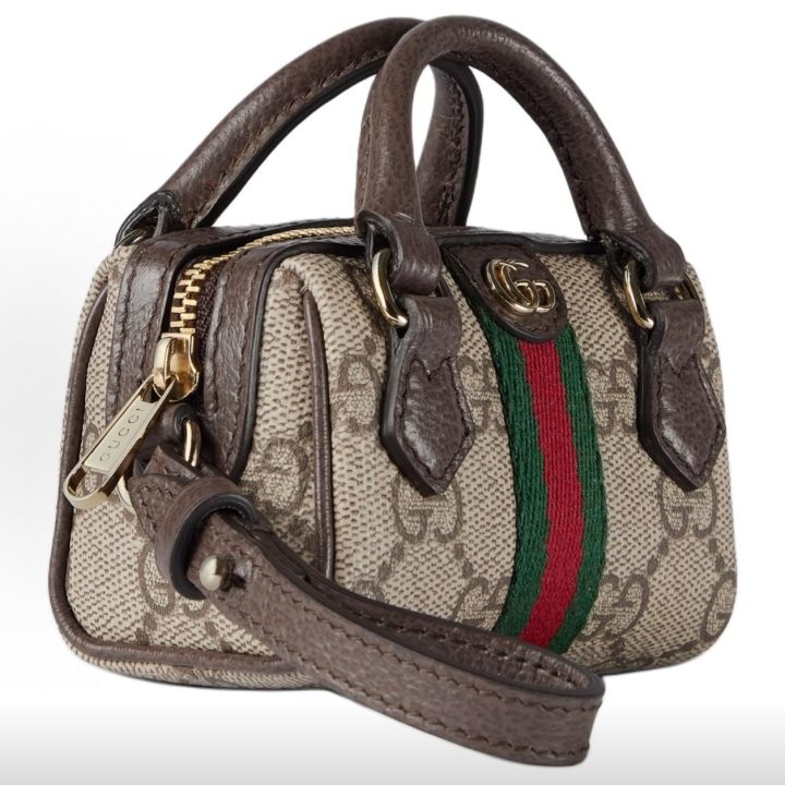 GUCCI Ophidia GG Supreme 迷你零钱包挂件 &middot; 2