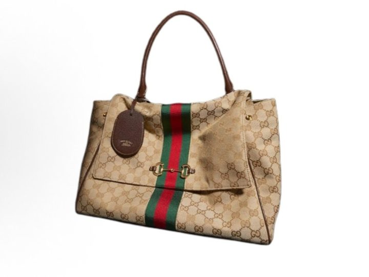 GUCCI Paparazzo 大号GG帆布手提包 &middot; 4