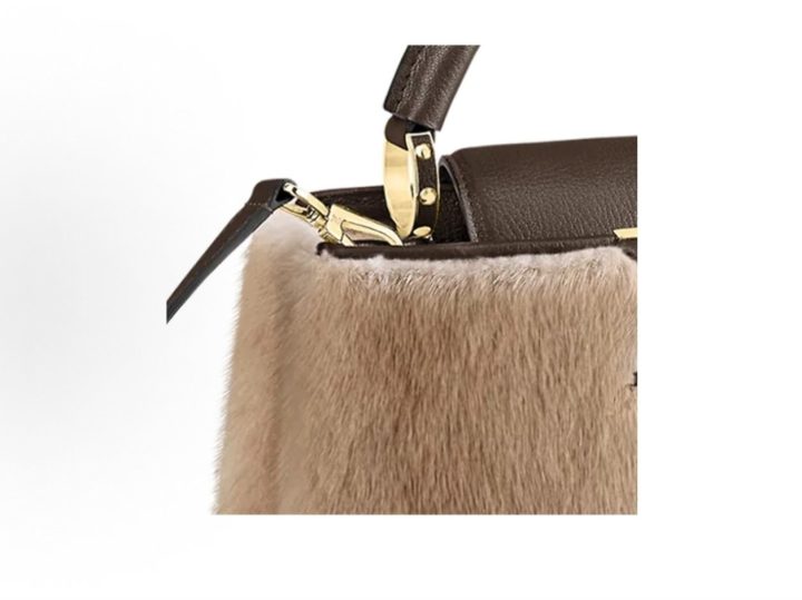 Louis Vuitton Capucines BB 毛皮拼接手袋 &middot; 3