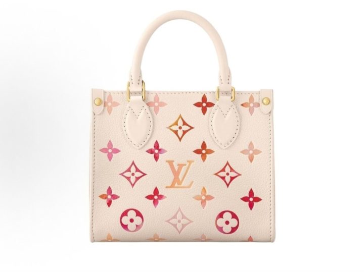 Louis Vuitton OnTheGo BB 白色彩色老花手袋 &middot; 3