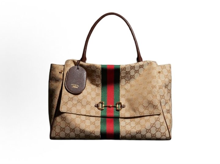 GUCCI Paparazzo 大号GG帆布手提包 &middot; 2