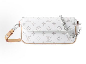 Louis Vuitton Wallet On Chain Ivy 白色老花链条包