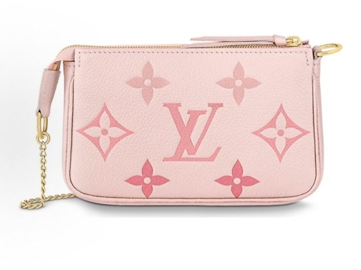 Louis Vuitton Mini Pochette Accessoires By The Pool 粉色链条手拿包 &middot; 3