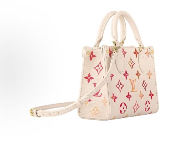Louis Vuitton OnTheGo BB 白色彩色老花手袋 &middot; 2