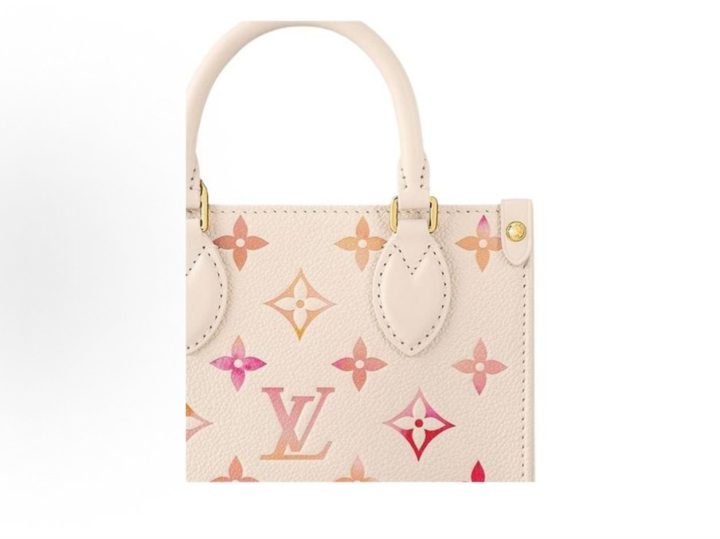 Louis Vuitton OnTheGo BB 白色彩色老花手袋 &middot; 5