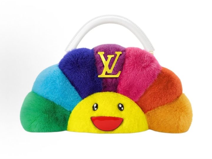 Louis Vuitton Capucines 彩色毛皮手袋 &middot; 1