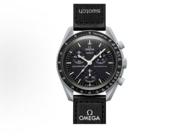 Swatch×OMEGA MoonSwatch 黑色42mm石英计时表