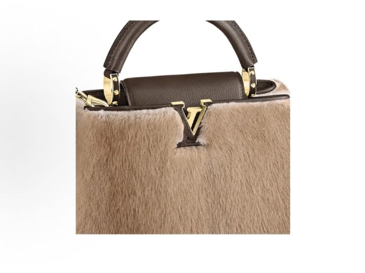Louis Vuitton Capucines BB 毛皮拼接手袋 &middot; 2