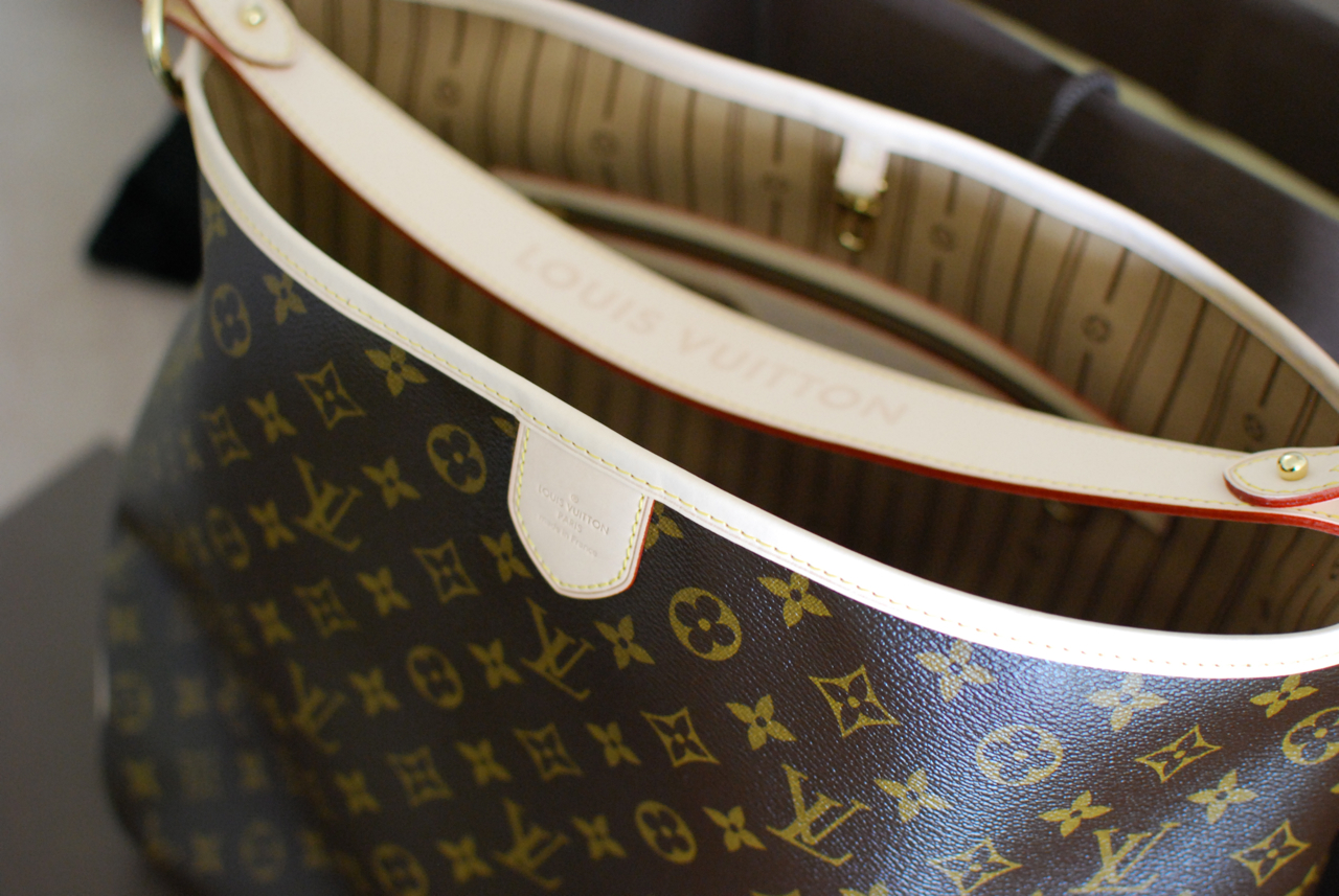 Louis Vuitton Delightful MM — Monogram MM 局部细节参考