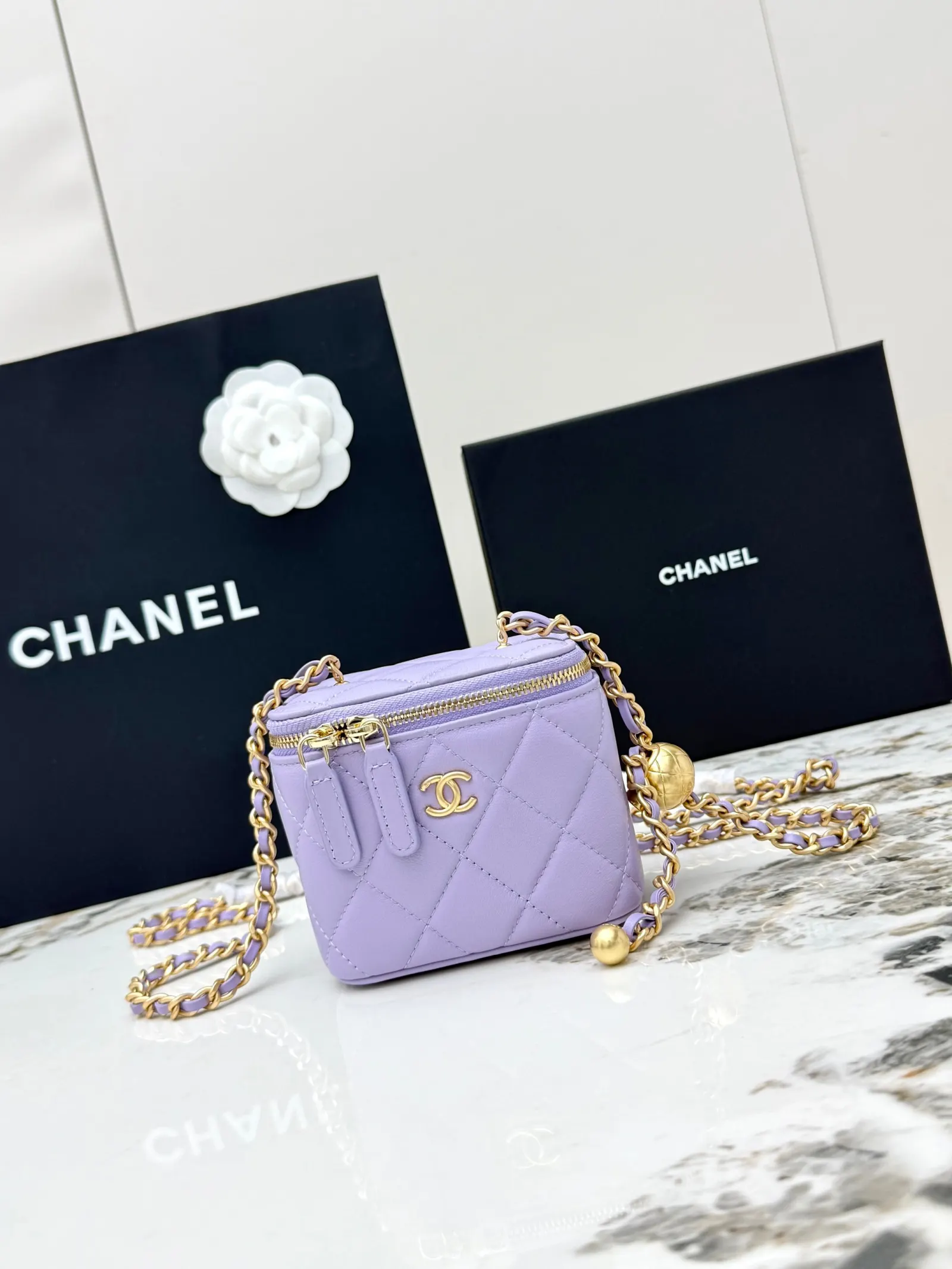 CHANEL 金色 羊皮 鏈條包 精致鏈條款