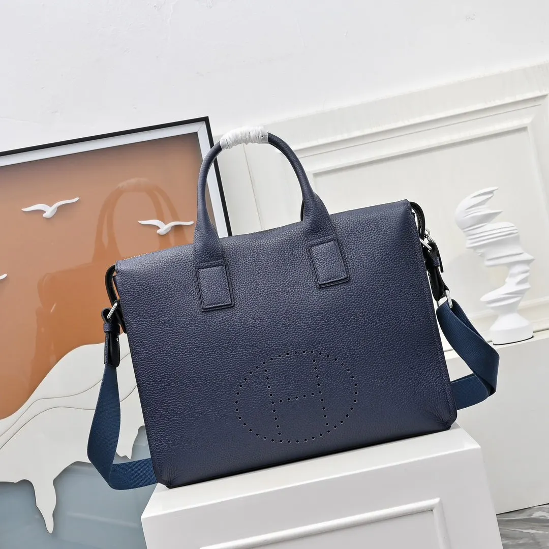 Hermes Briefcase Business Commuter Leather