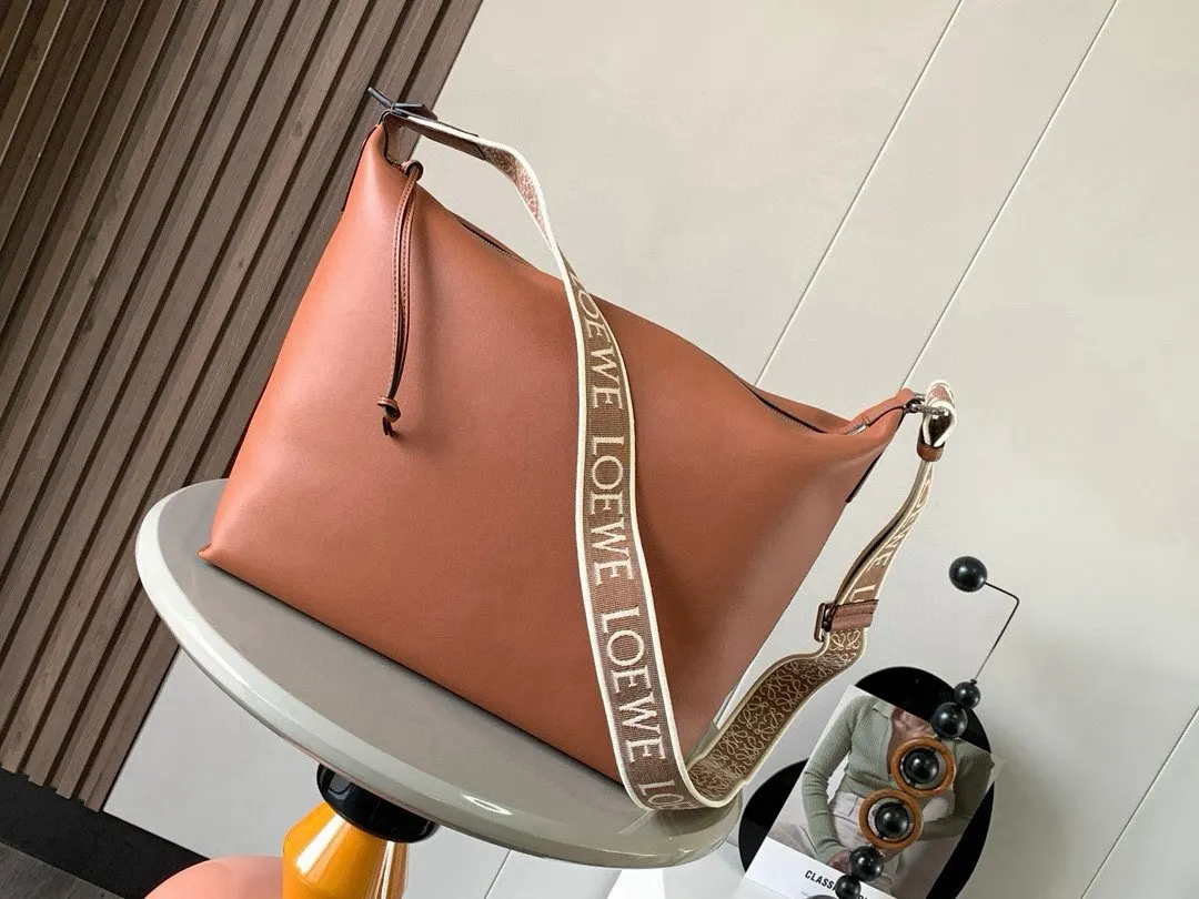 Brown Hobo Shoulder Bag Vintage Leather