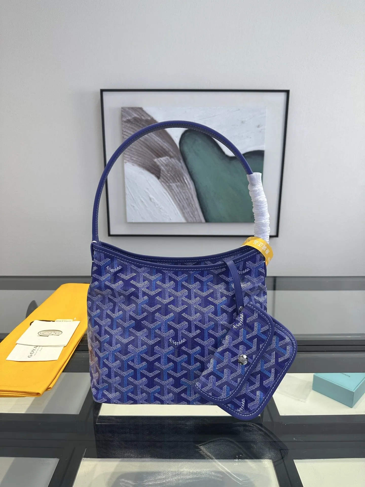 Goyard Hobo 戈雅 迷你hobo 腋下包 藍莓紫 四季炫彩 托特包 大容量托特款