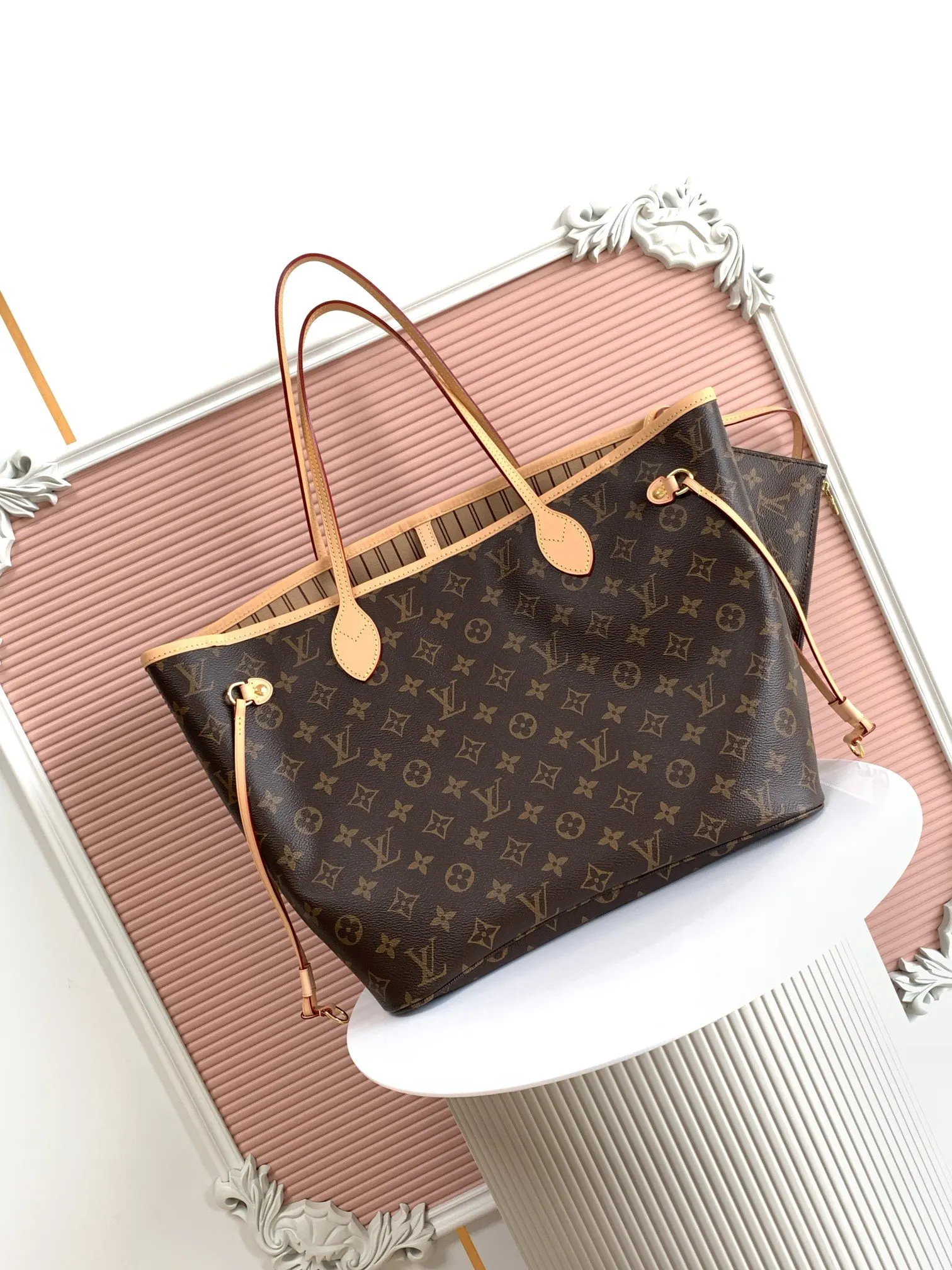 Neverfull 牛皮 托特包 大容量托特款